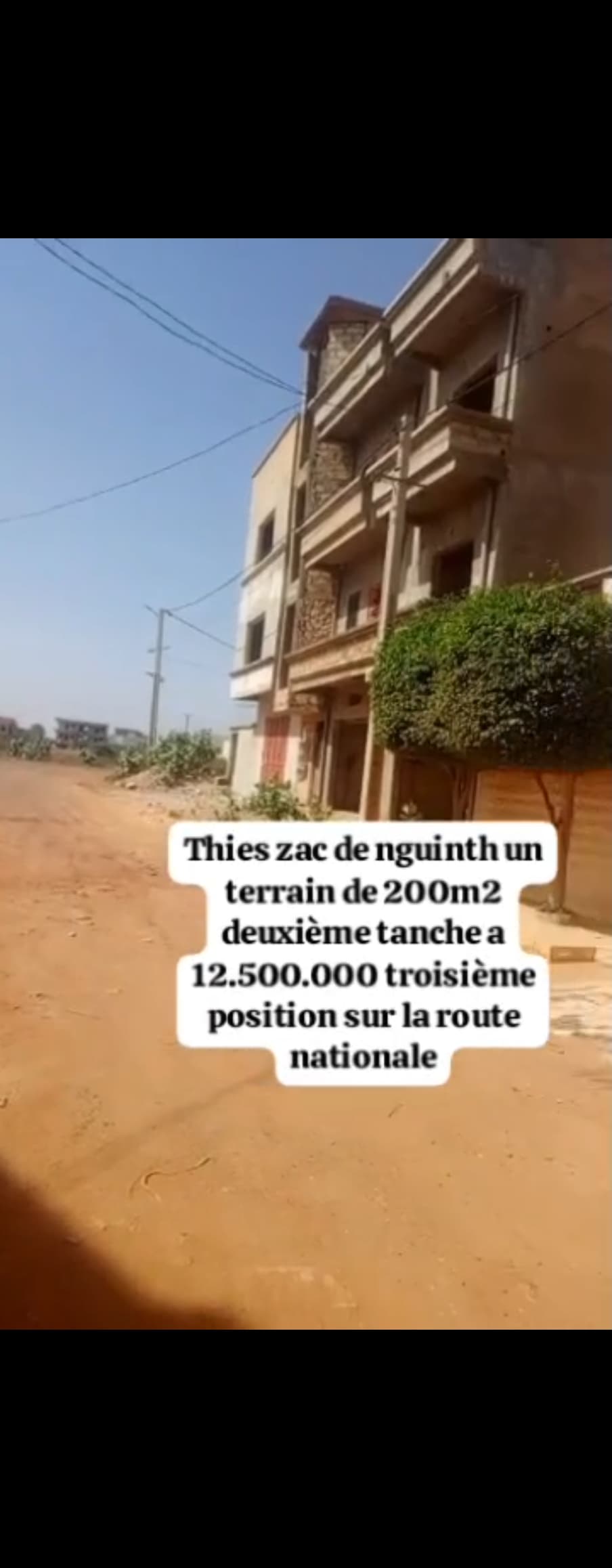 Terrain 200 m2 Thies Zac Nguint  - Miniature 3